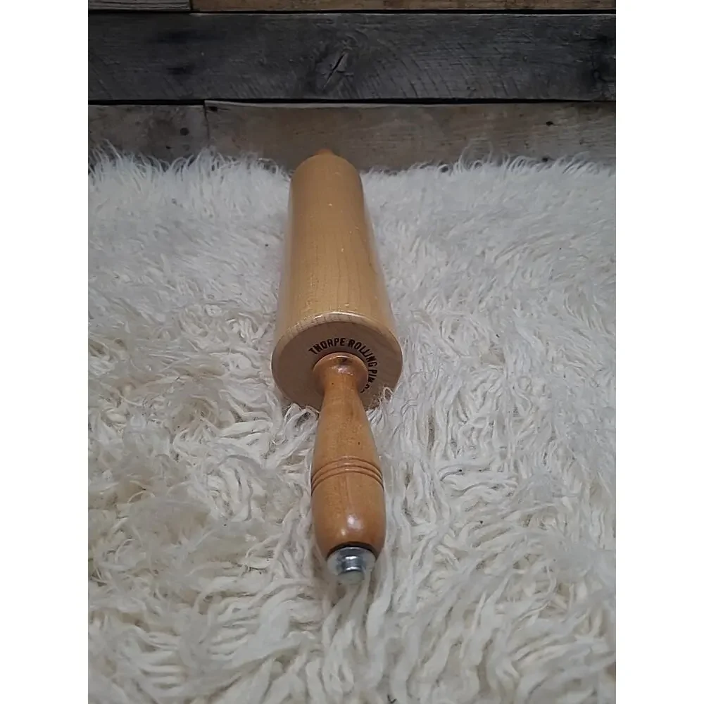 Thorpe Rolling Pin Vintage Maple Wood 22